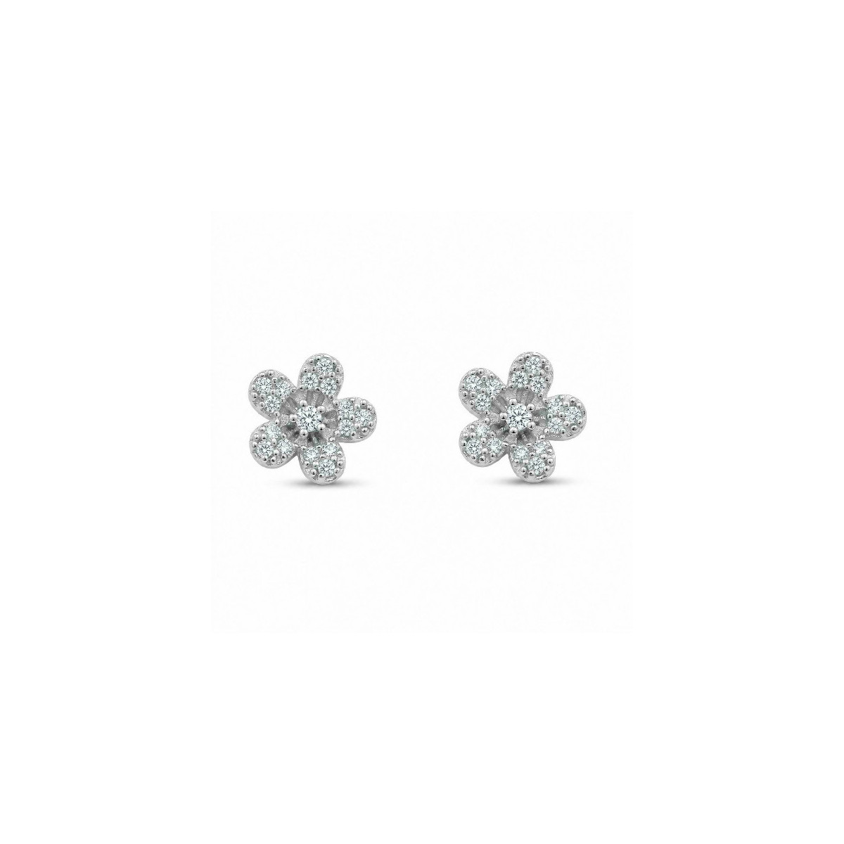 PENDIENTE FLOR CON CZ - PE7103R