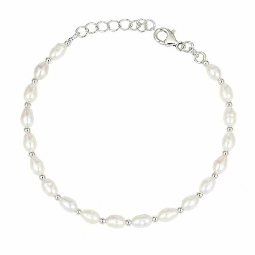 PUL. PERLA NATURAL + BOLA PLATA - PU6020R