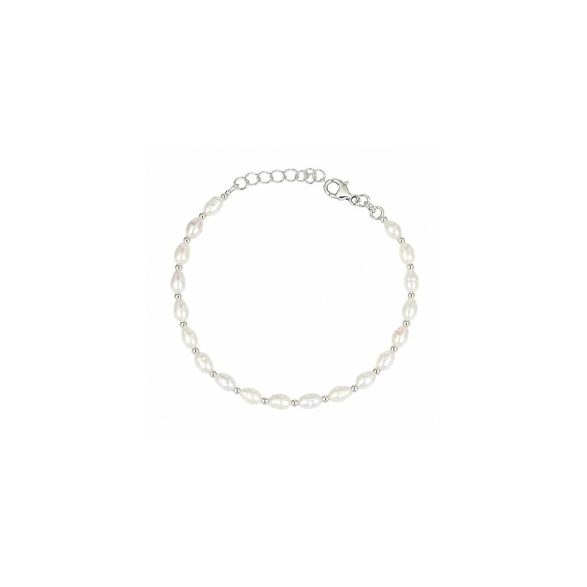 PUL. PERLA NATURAL + BOLA PLATA - PU6020R