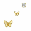 P. SET 3UDS 2 MARIPOSAS + CZ GARRAS - PE7087CH P. SET 3UDS 2 MARIPOSAS + CZ GARRAS - PE7087CH