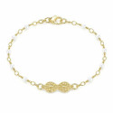 PUL. INFINITO CALADO CENTRO + PERLAS  - PU6006CH