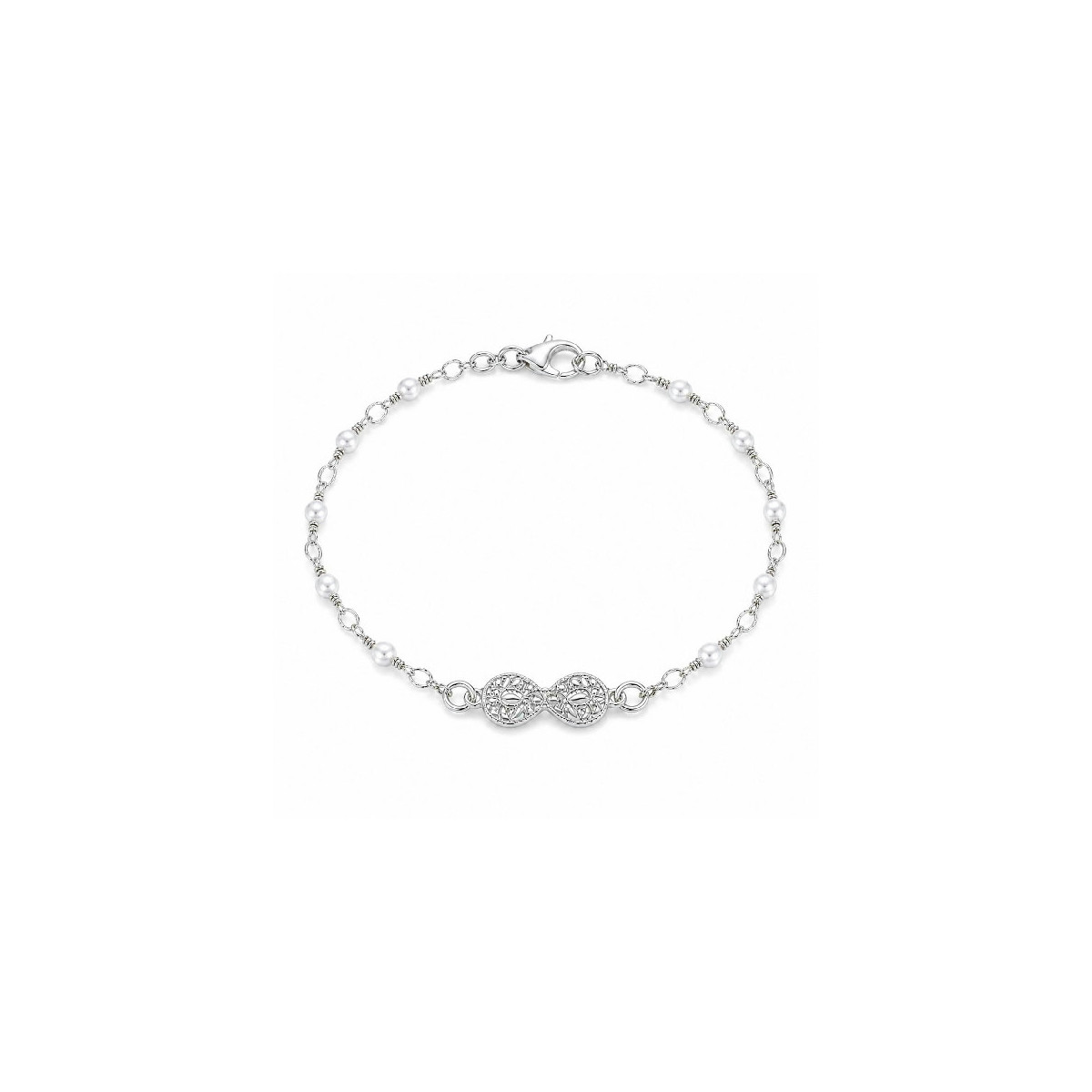 PUL. INFINITO CALADO CENTRO + PERLAS  - PU6006R