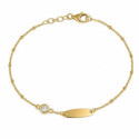 PULSERA CHAPA + CZ - PU6009CH