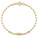 P. CADENA FANTASIA INFINITO Y CORAZON CZ - PU6033CH
