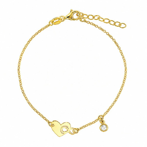 PUL. CORAZON + INFINITO + CZ COLGANDO - PU5816CH