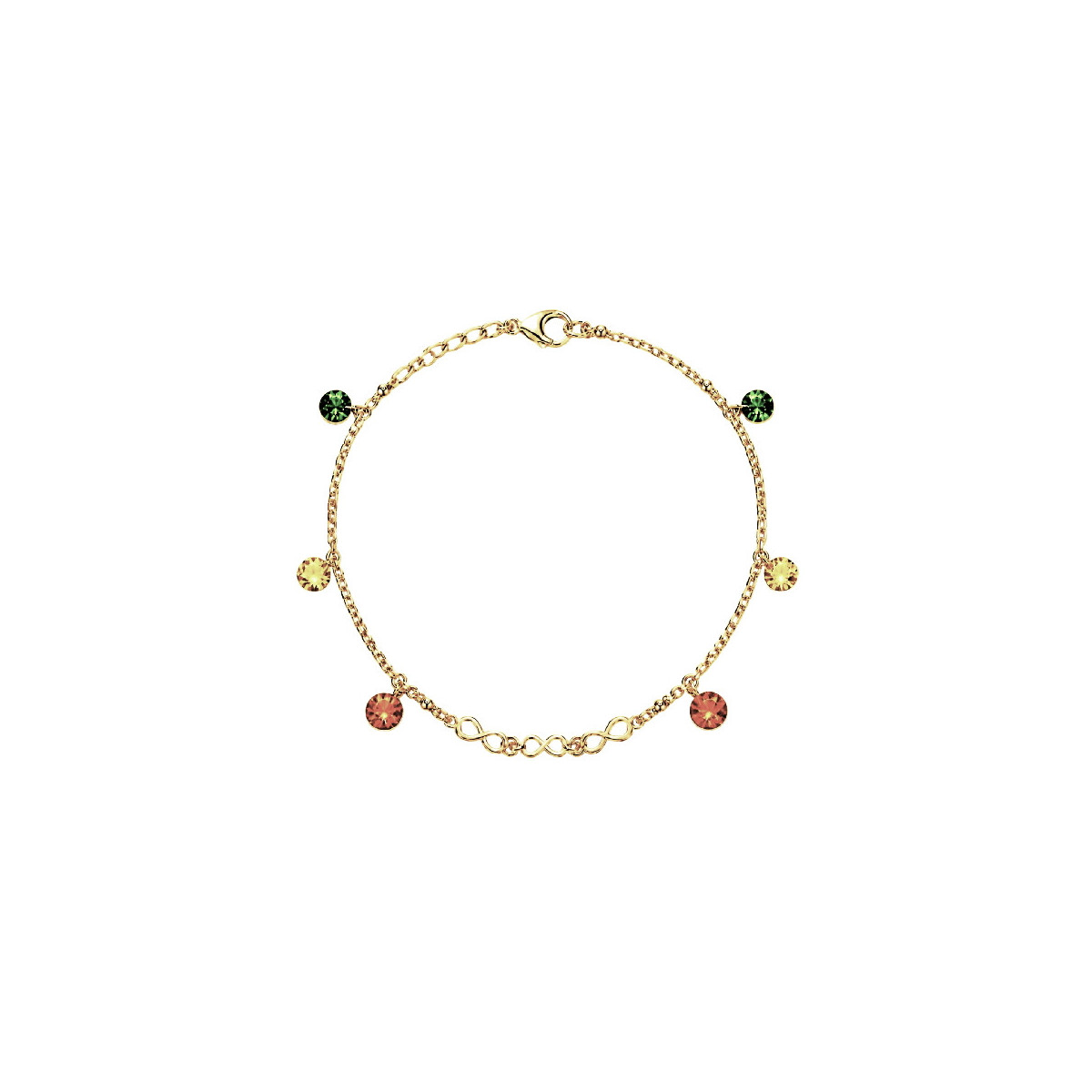 PUL. INFINITOS CON CZ COLORES - PU6051CH