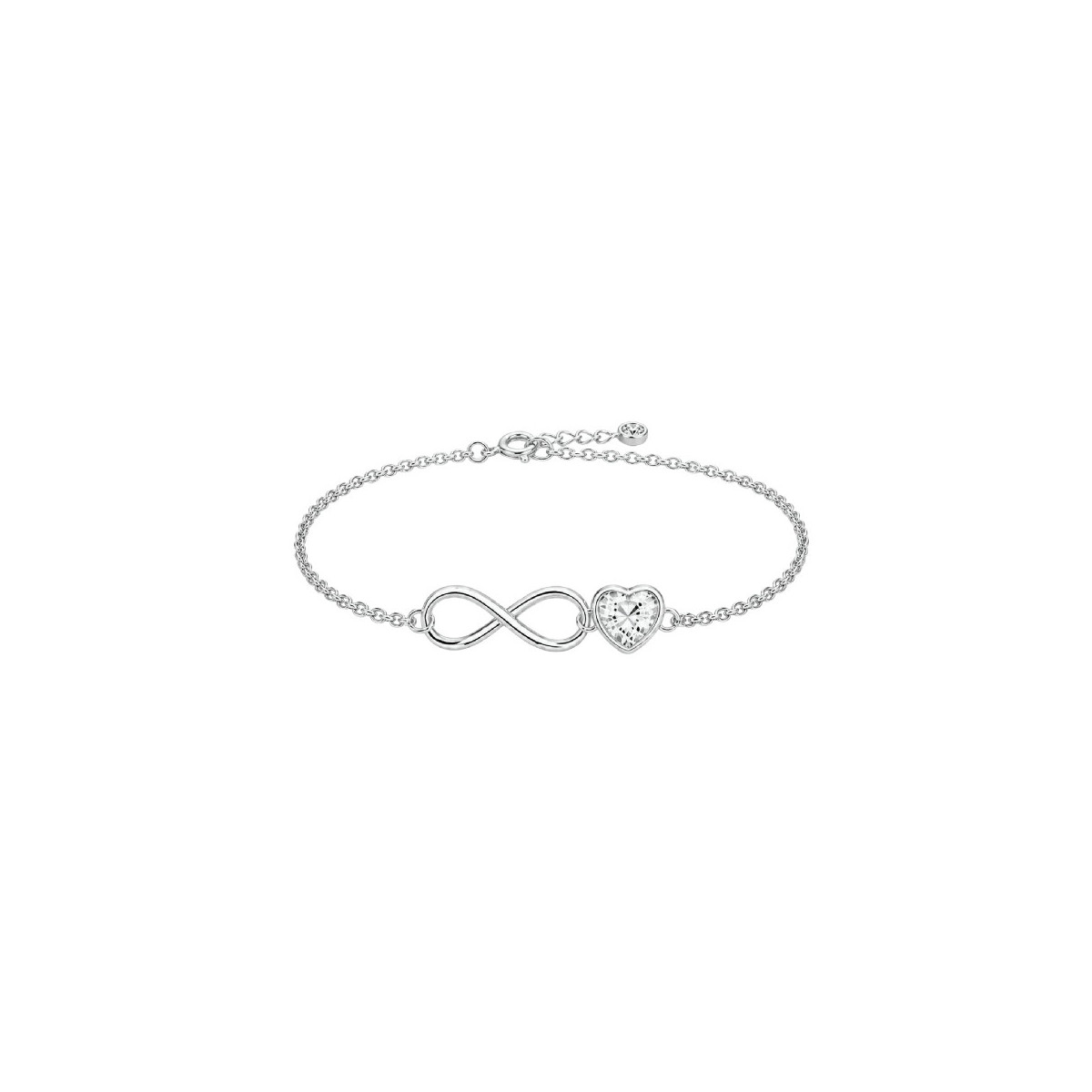 PUL. INFINITO + CZ FORMA CORAZON - PU6036R