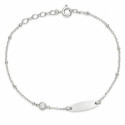 PULSERA CHAPA + CZ - PU6009R