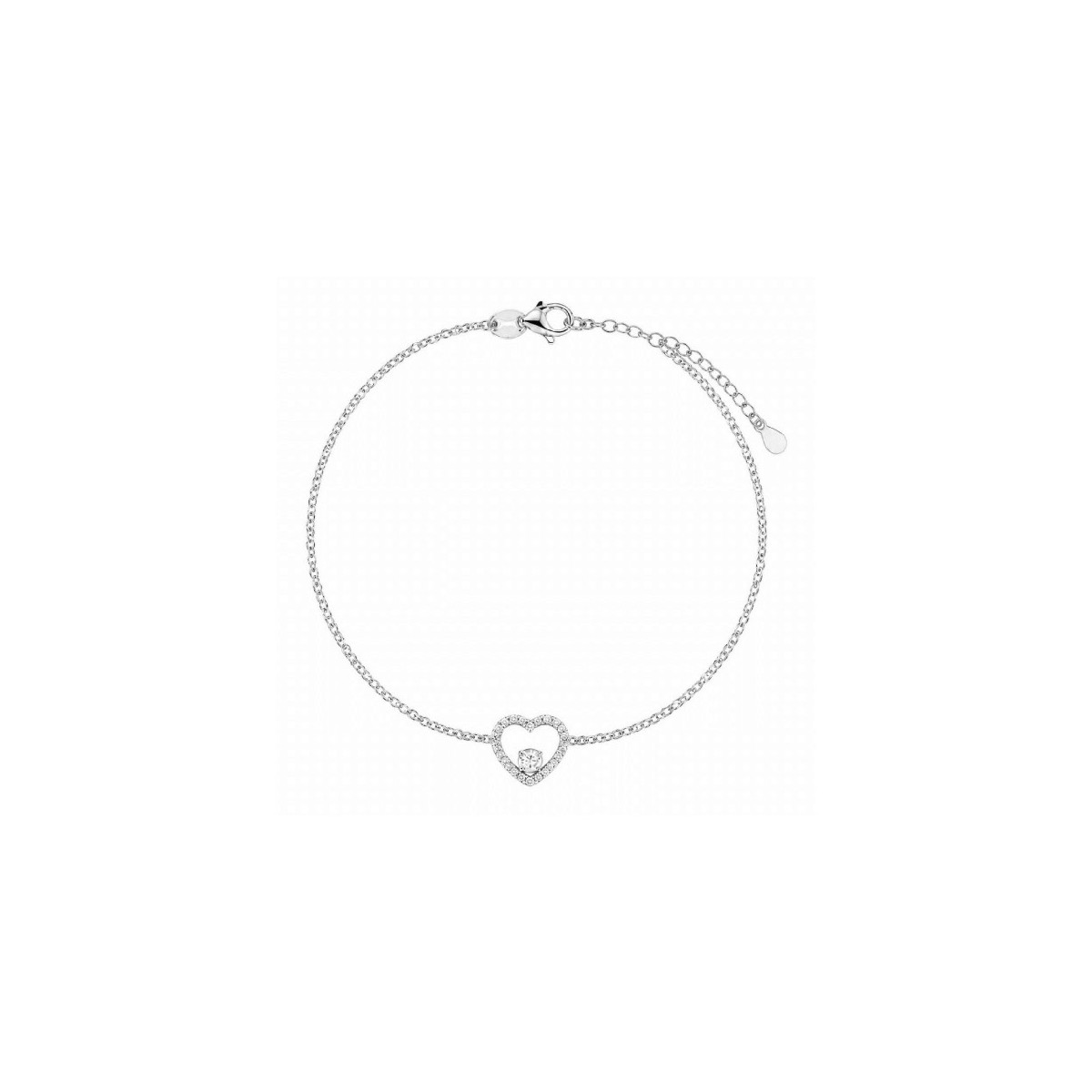 PUL. CORAZON LABRADO CON CZ - PU6034R
