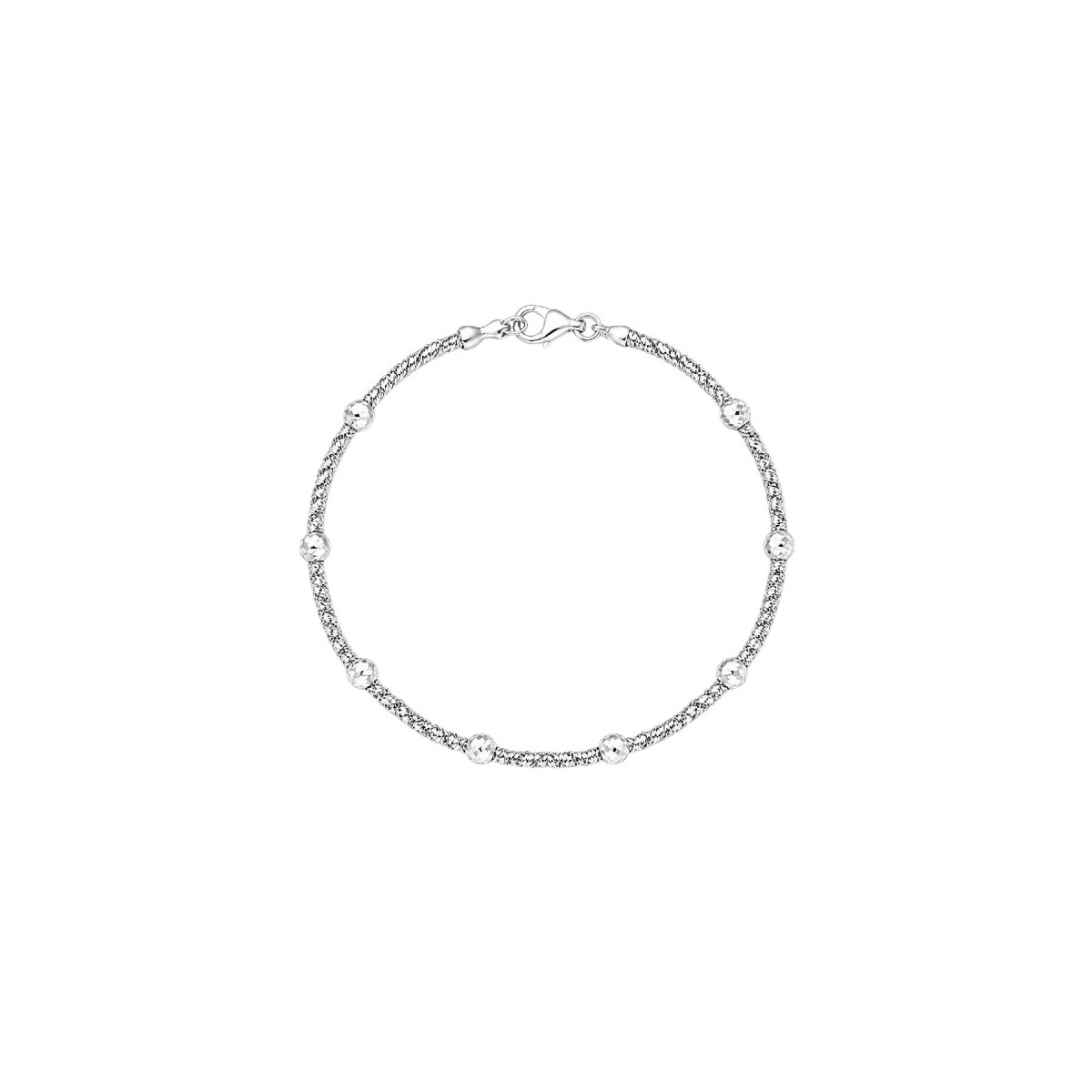 PULSERA BOLITAS FACETADAS - PU6021R