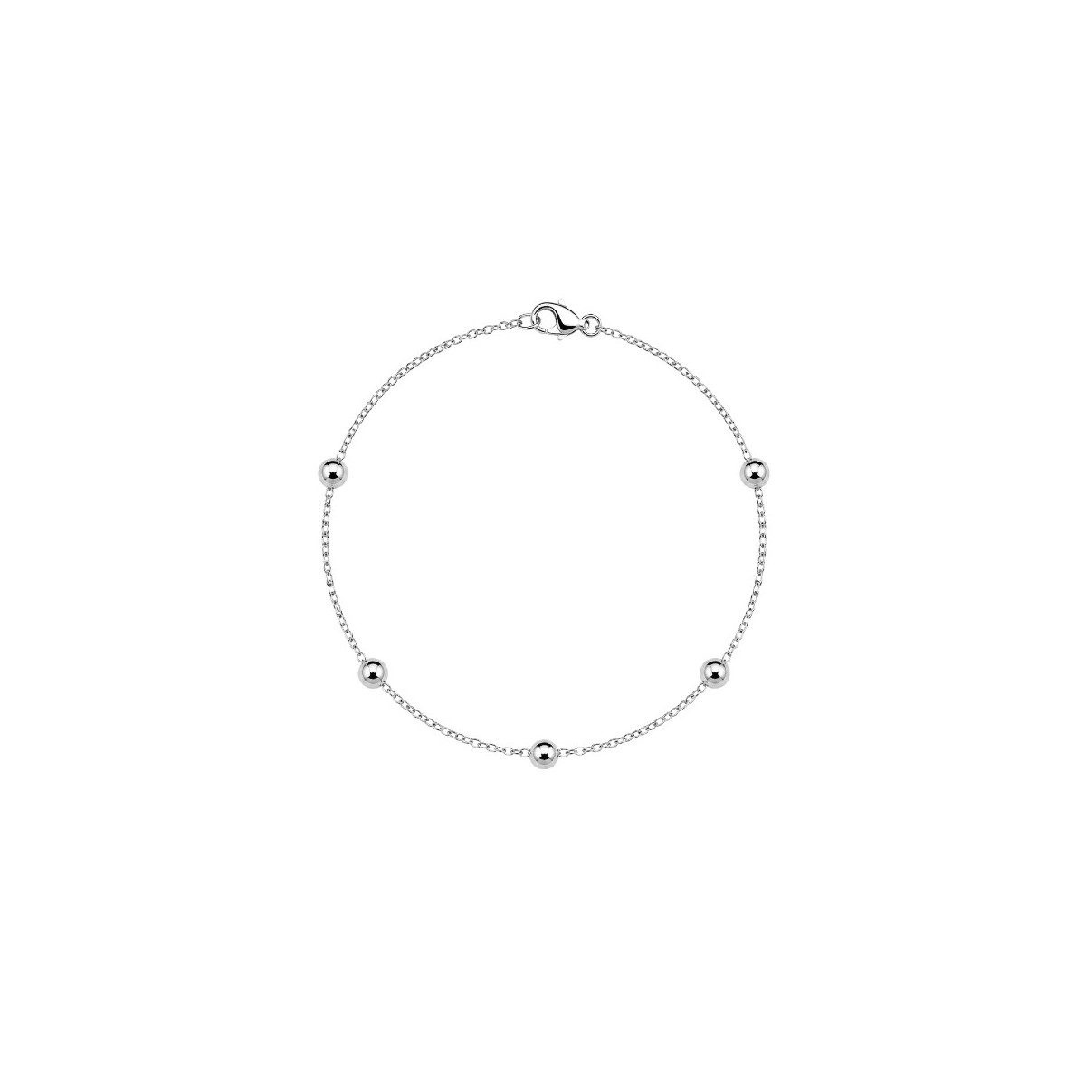 PULSERA 5 BOLAS EN LINEA - PU6029R