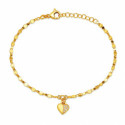 PUL. CADENA FANTASIA + CORAZON CZ - PU6011CH
