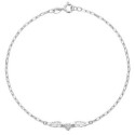 TOBILLERA ALAS CORAZON CZ - PU6053RT TOBILLERA ALAS CORAZON CZ - PU6053RT