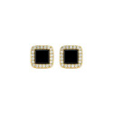 PEND. CUADRADO BORDE CZ CENTRO ONIX - PE6497CH/10 PEND. CUADRADO BORDE CZ CENTRO ONIX - PE6497CH/10