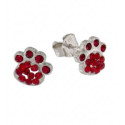 PENDIENTE HUELLA PERRO CON PIEDRAS - PE5480/13