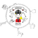 PULSERA DE LA HIPICA RODIO - PU4793 PULSERA DE LA HIPICA RODIO - PU4793