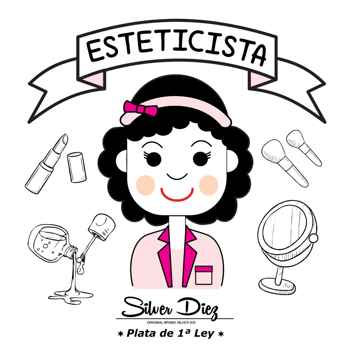 PULSERA DE LA ESTETICISTA RODIO - PU4790