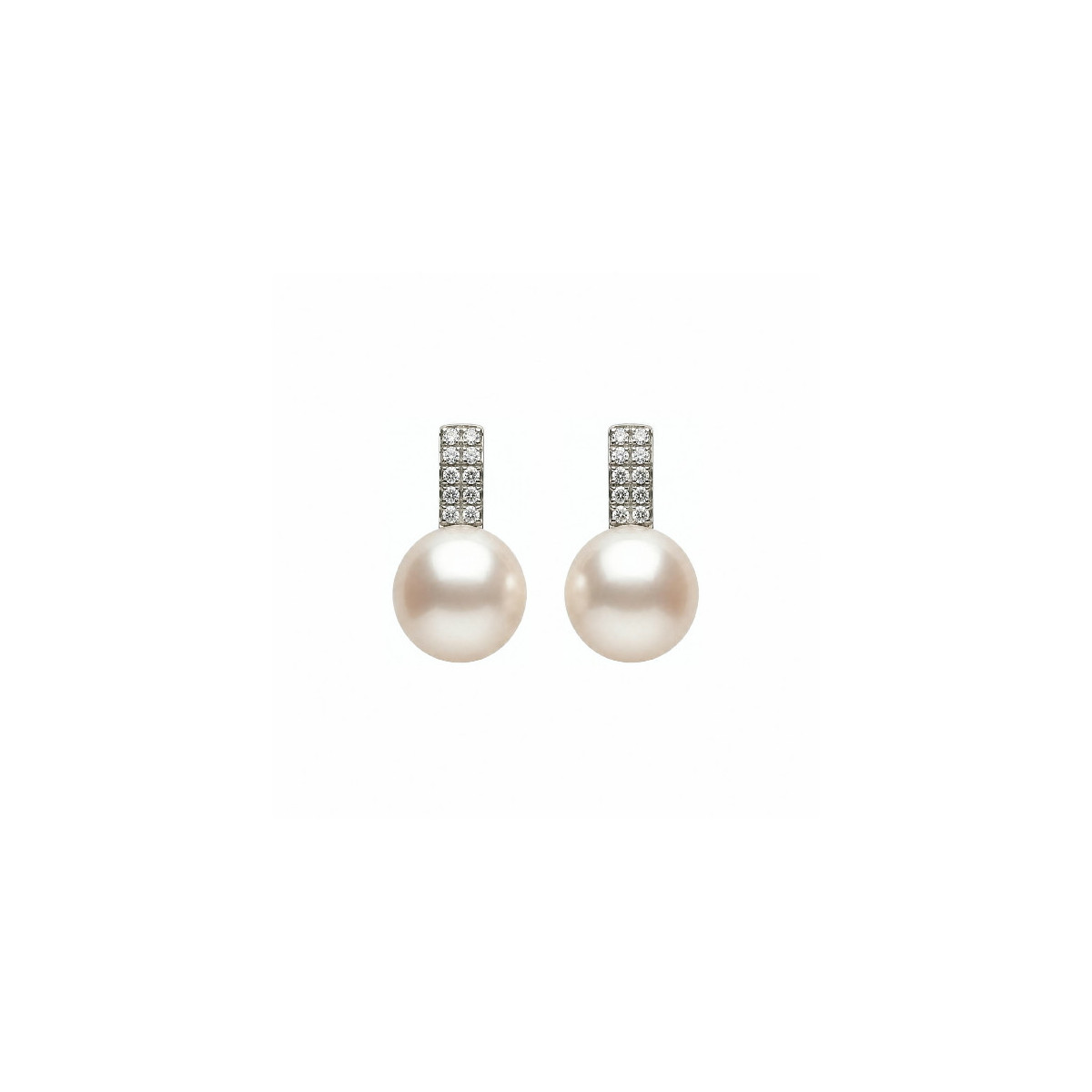 P. PERLA NATURAL 7 MM + BARRA CZ - PE7145R