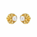 P. CIRCULO LISO DOBLADO + PERLA NATURAL - PE7156CH P. CIRCULO LISO DOBLADO + PERLA NATURAL - PE7156CH