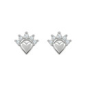 PENDIENTE CORAZON LISO CON ORLA CZ - PE7160R PENDIENTE CORAZON LISO CON ORLA CZ - PE7160R