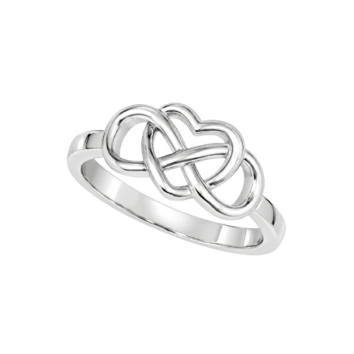 SORTIJA INFINITO + CORAZON ENTRELAZADOS - SO1745R