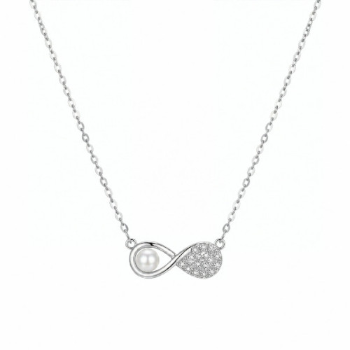GARG. INFINITO CZ + PERLA NATURAL - GA1981R