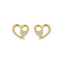PEND. CORAZON LISO DENTRO CORAZON CZ - PE7174CH PEND. CORAZON LISO DENTRO CORAZON CZ - PE7174CH