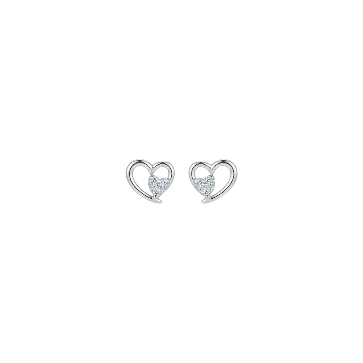 PEND. CORAZON LISO DENTRO CORAZON CZ - PE7174R