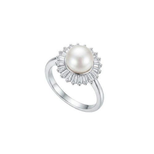 S.CIRCULO CZ + PERLA NATURAL CENTRO - SO1759R