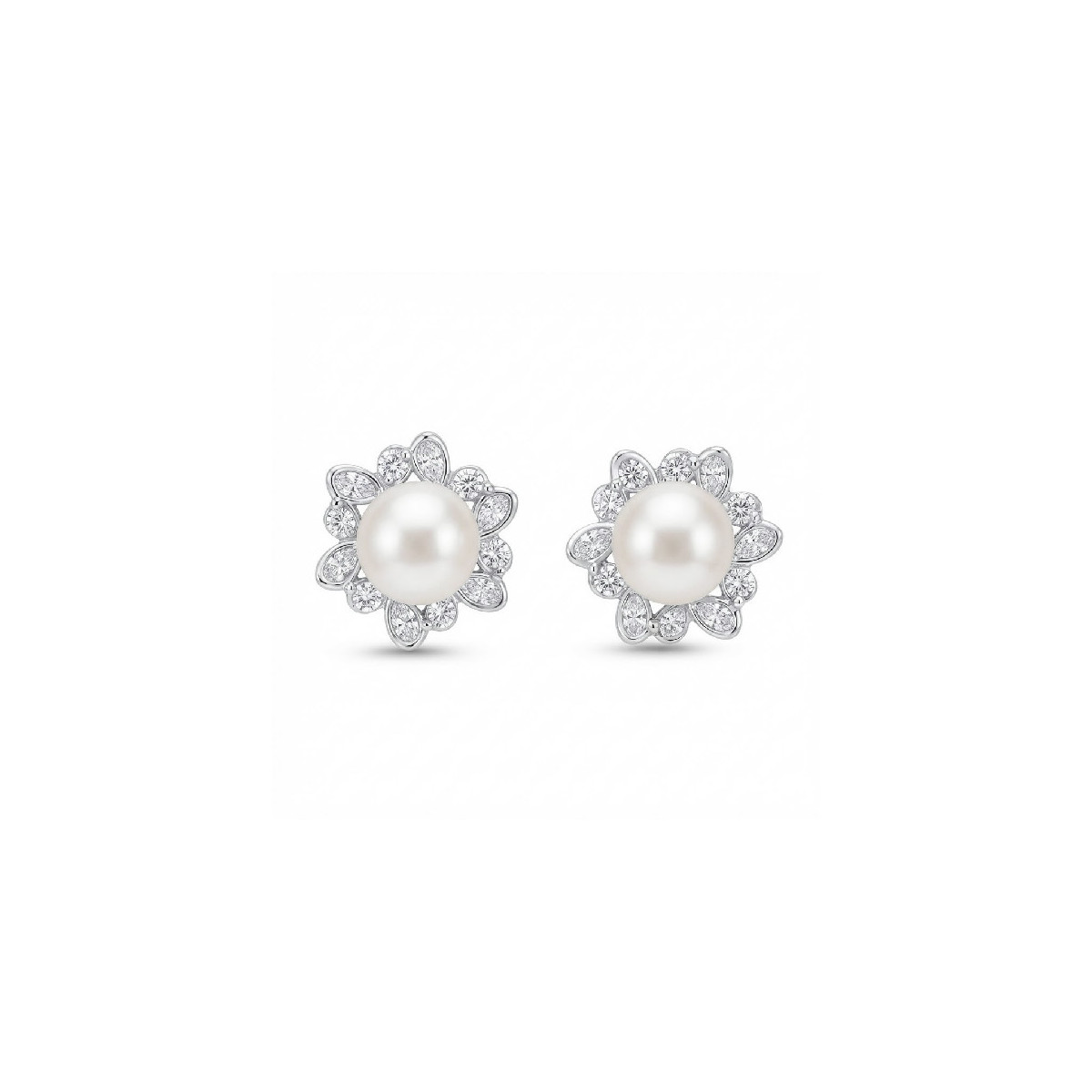 PENDIENTE FLOR PERLA CENTRO - PE7119R