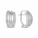 PENDIENTE OMEGA LISO Y CZ - PE7115R PENDIENTE OMEGA LISO Y CZ - PE7115R