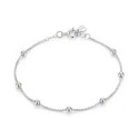 PULSERA CADENA BOLAS EN LINEA - PU6104R