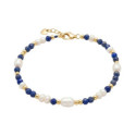 PUL. LAPIZLAZULI CON PERLAS NATURALES - PU6130CH/19