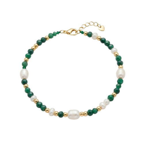 PUL. MALAQUITA CON PERLAS NATURALES - PU6130CH/37