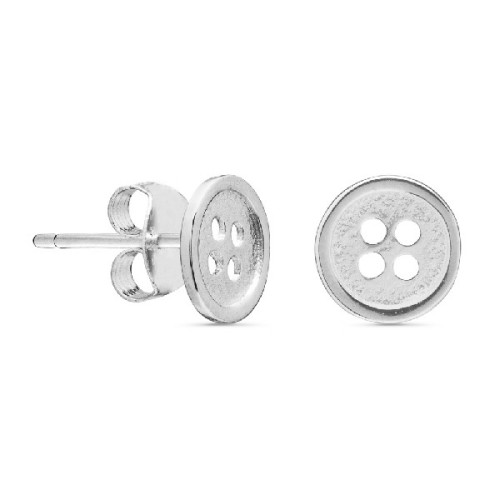 PENDIENTE BOTON 4 AGUJEROS TACO DE 3 UD - PE5164