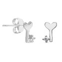 PENDIENTE LLAVE CON CIRCONITA TACO DE 3 UD - PE5178