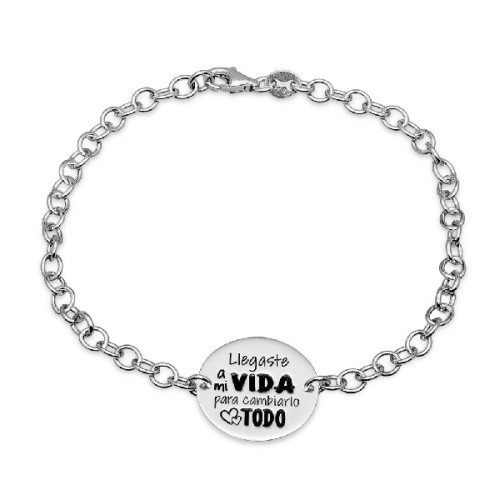 PULSERA LLEGASTE A MI VIDA...DISCO 17MM - PU4523