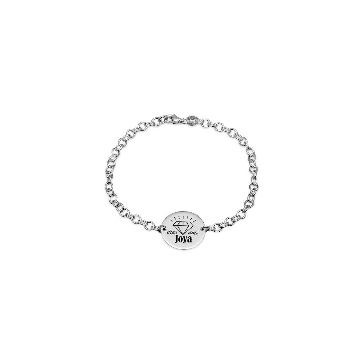 PULSERA ERES UNA JOYA...DISCO 17MM - PU4524