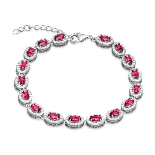 PULSERA OVAL PIEDRA CENTRO  - PU4543/13