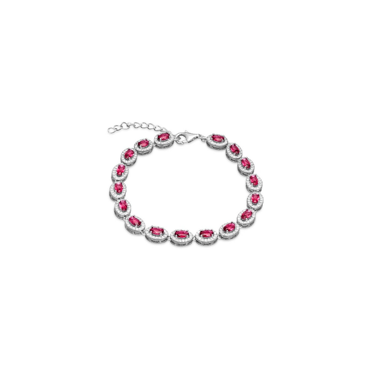 PULSERA OVAL PIEDRA CENTRO  - PU4543/13