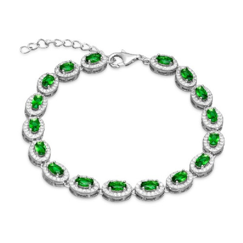 PULSERA OVAL PIEDRA CENTRO  - PU4543/16