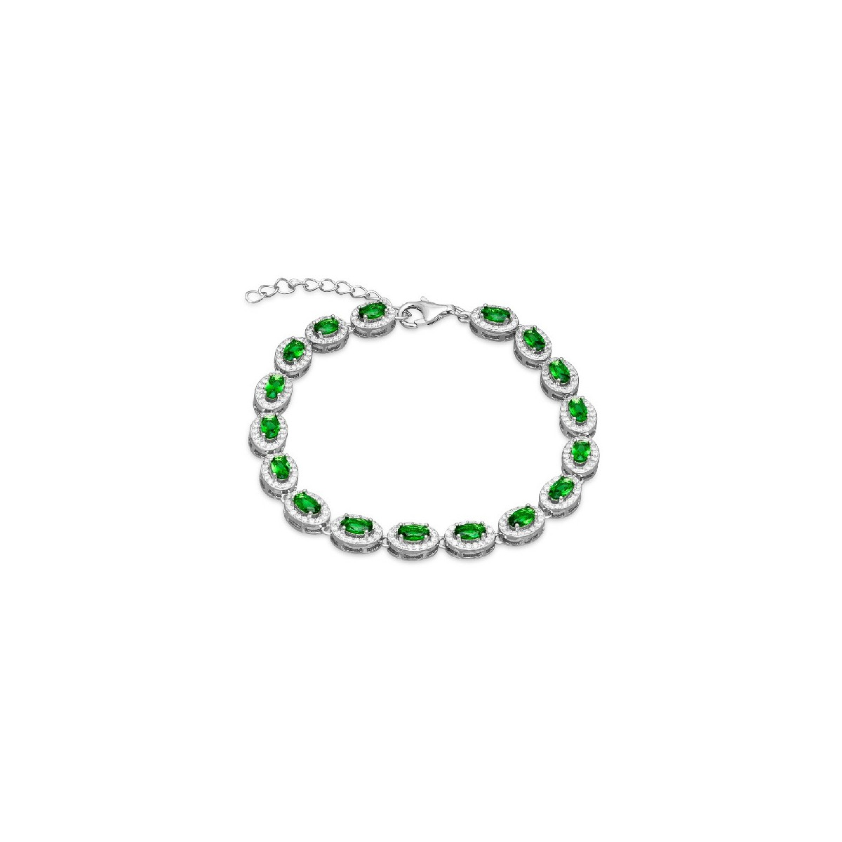PULSERA OVAL PIEDRA CENTRO  - PU4543/16