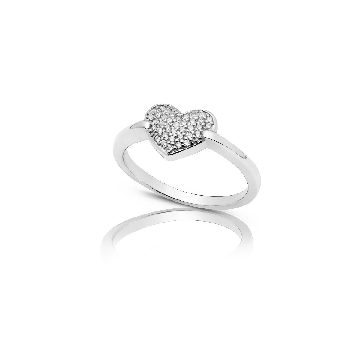 SORTIJA CORAZON CON CIRCONITAS - SO1338