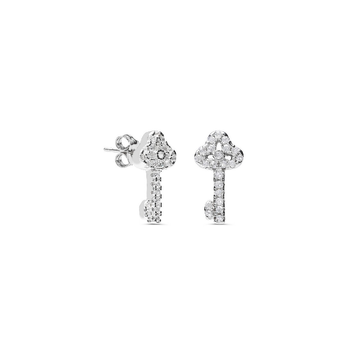 PENDIENTE LLAVE CIRCONITAS - PE4682