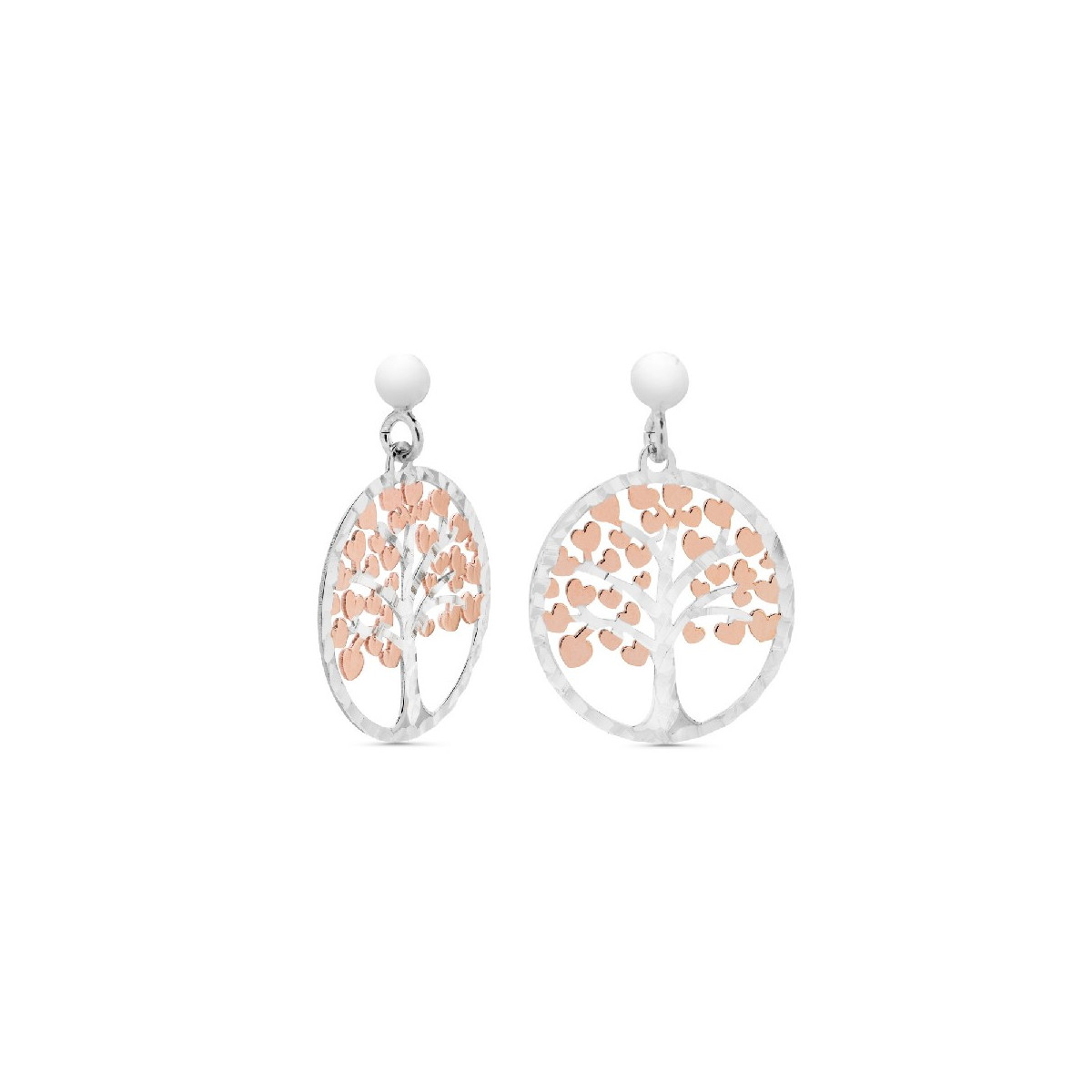 PEND. ARBOL VIDA HOJA CORAZONES ROSE - PE5264