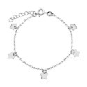 PULSERA CADENA 5 ESTRELLAS COLGANDO - PU4584R