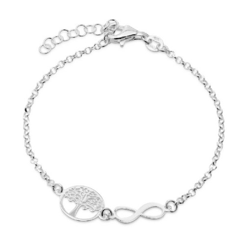 PULSERA INFINITO + ARBOL VIDA - PU4605