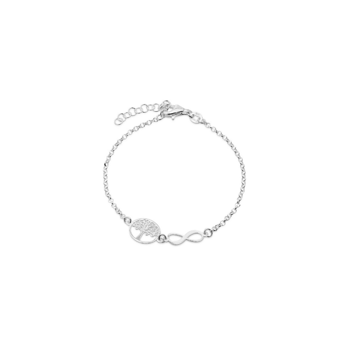 PULSERA INFINITO + ARBOL VIDA - PU4605