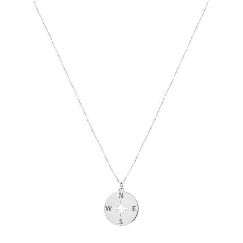 COLGANTE ROSA DE LOS VIENTOS CON CADENA - CO2675