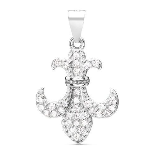 FLOR DE LIS CON CIRCONITAS - CO2685